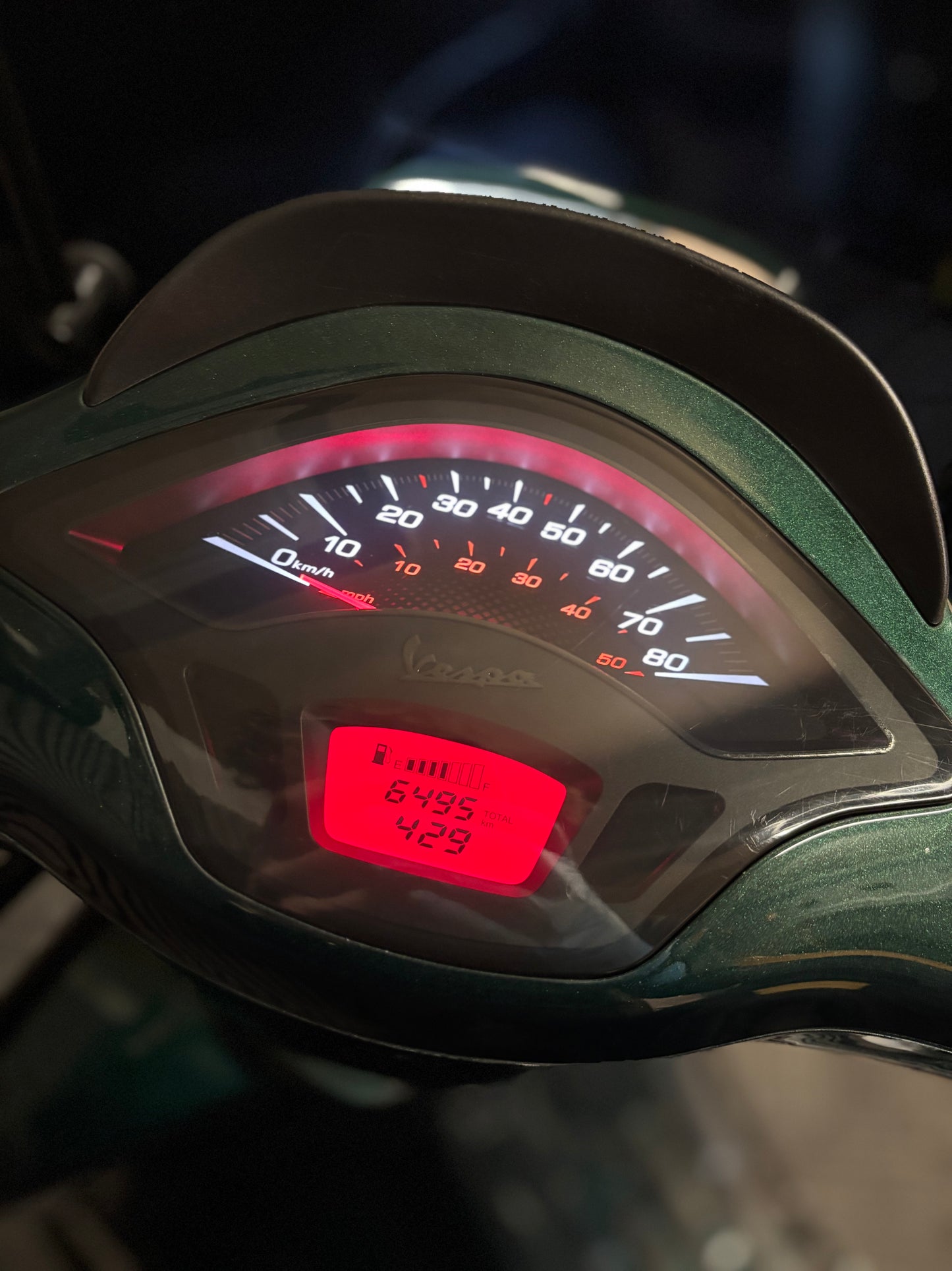 VESPA SPRINT BROM 2021 3V 4T FULL OPTION VERDE GROEN