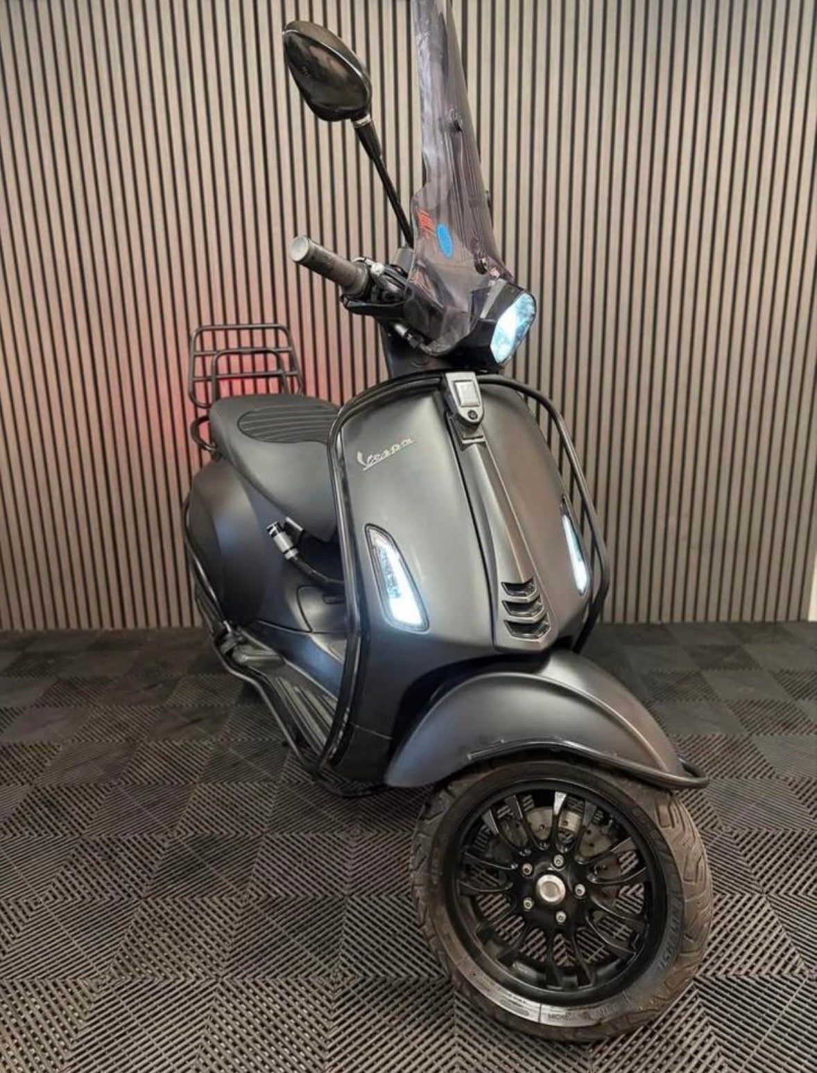VESPA SPRINT 4T 3V BROM 2018 NOTTE MAT ZWART FULL OPTION