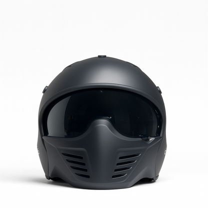 Helm vito jet bruzano mat zwart